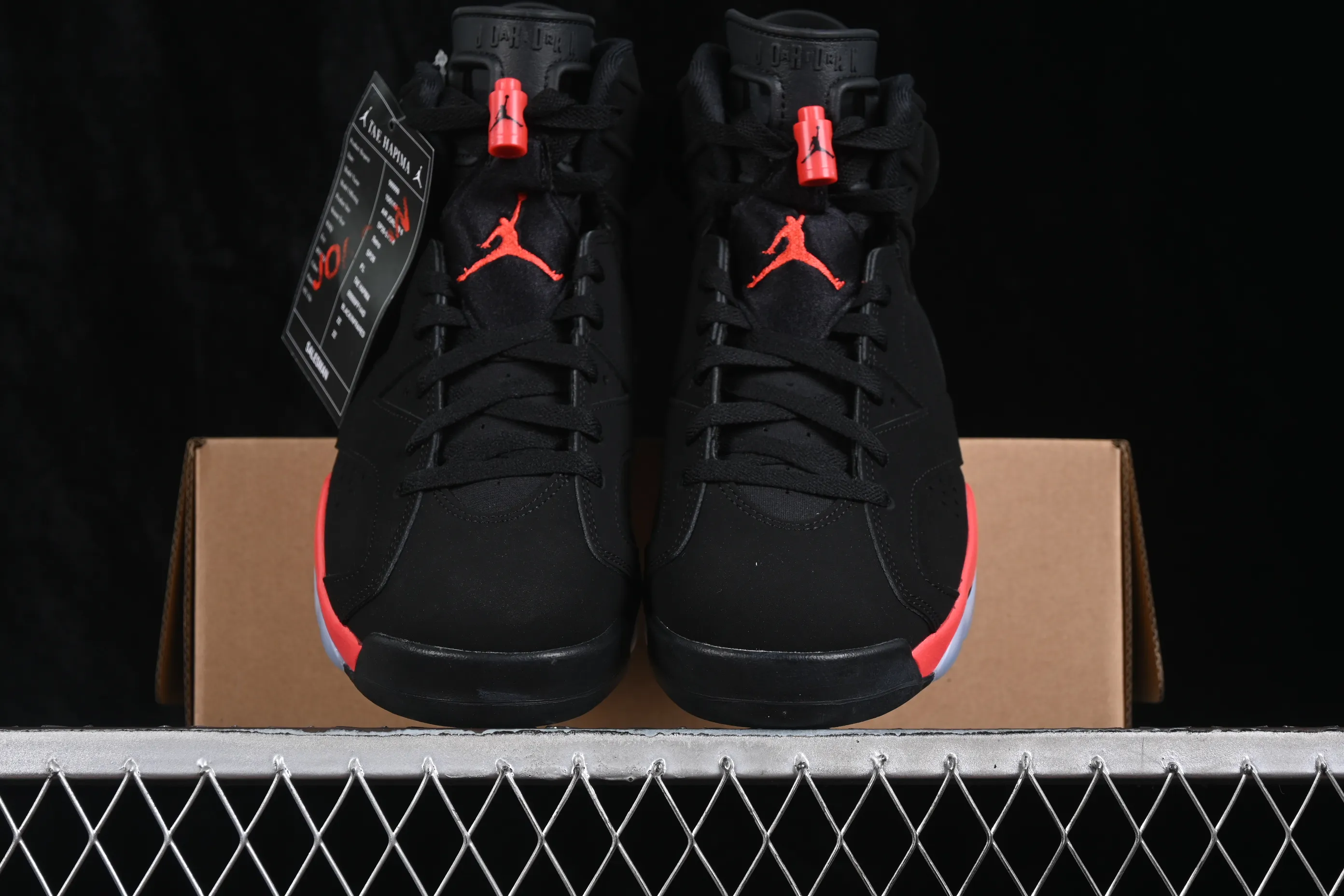 All categories Air Jordan Jordan series basketball shoes Air Jordan 6 GX foreign trade version Air Jordan 6 "Infrared" AJ6 Joe 6 new black infrared CT8529-001